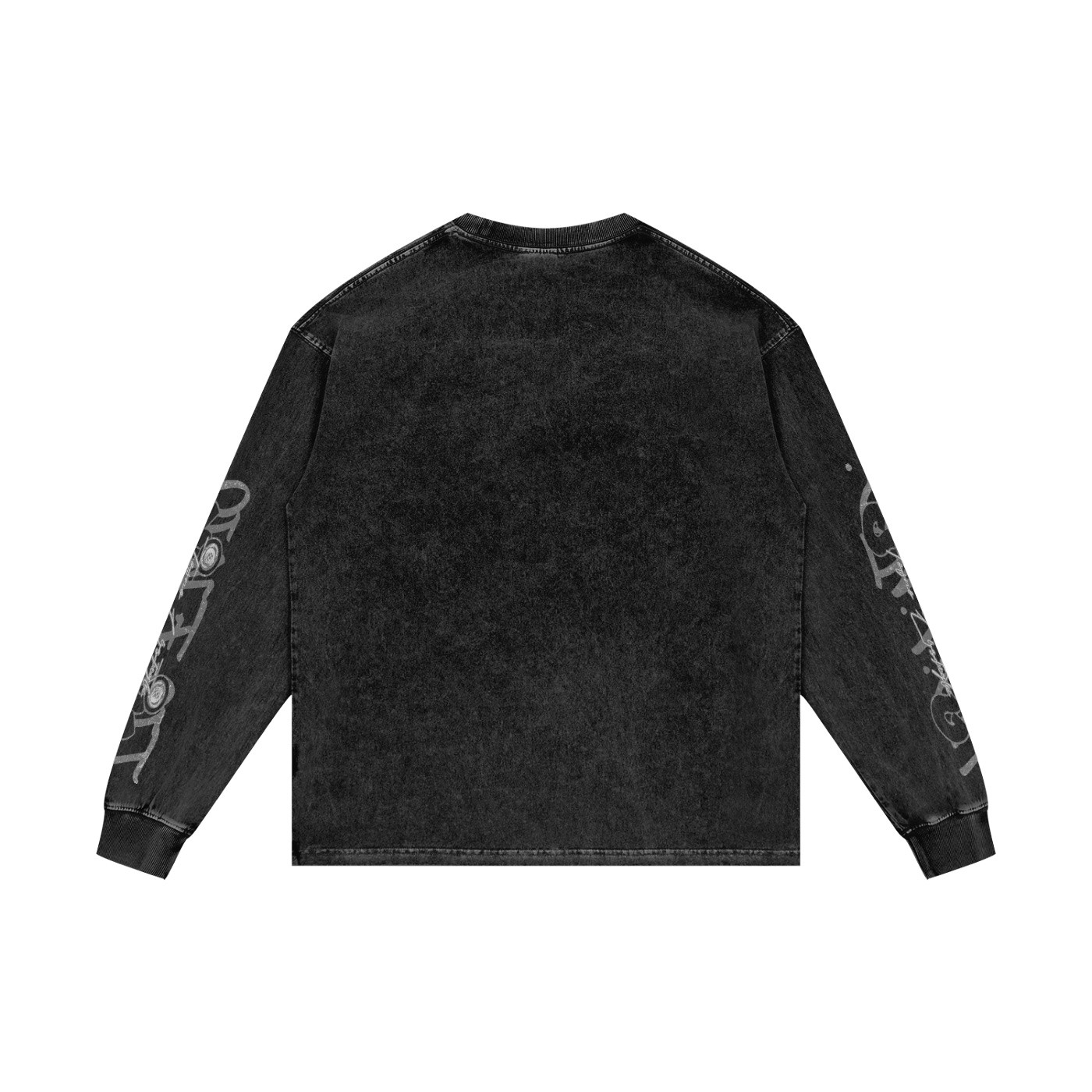 Acid Wash Oversize T.O.F.N.O. Lifestyle Long Sleeve T-Shirt - Image 2